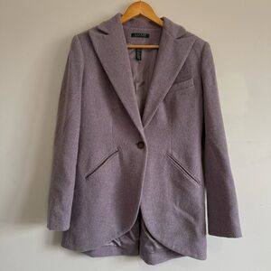 Ralph Lauren Women's Classic Lavender Blazer